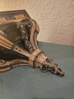 Antique Architectural Salvage-large Plaster Wall  Corbel W open Design-very Good