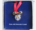 Disney Gallery - Swarovski Crystal Mickey Ears Hat Christmas Ornament - Nib