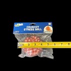 Crunchy Stress Relief Ball Squeeze Squish Sensory Fidget Toy Pink Pearls New