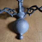 Vintage Pair Brass Colonial Candelabra Wall Sconces 3 Arm Candle Holders Set 2