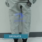 Men 3-layer Waterproof Fabric Drysuit With Latex On Neck New