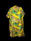 Vtg 60s  Lane Bryant Nwt Mod Shift Dress Fabric Lowenstein Cotton Sateen Size 20