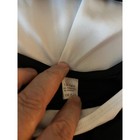 Black And White Colorblock Swimsuit With Sheer Cover Up - Size 13-14y