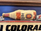 Vintage Miller Lite Beer Sign Ski Colorado Snow Vacuform 3d Bar Light