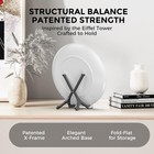 Plate Stands For Display - 6 Inch Plastic Picture Frame Holder Stand  Easel F   