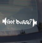 Got Bass  Jdm Audio Subwoofer Amp Decal Sticker 7 5 