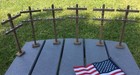 Miniature Utility Poles -set Of 6   7  Tall   O Scale Train Scenery   Diorama