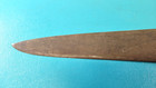 Antique French Sabatier Rue St Honore Chef Knife Stacked Leather Wwi Trench Mod