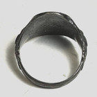 Wwii 1 Star Son In Service Sterling Silver   Enamel Ring 2 Grams No Size Marked