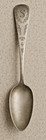 Antique German 800 Silver Serving Spoon 8 5  Engraved   gift-ready Holiday Find