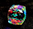 Natural Mystic Topaz Rainbow Color Fancy Cube Cut 250 Ct  Certified Gemstone