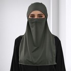 Women Muslim Hijab Amira Scarf Shawl Full Cover Islamic Prayer Burqa Head Wrap