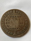 1776 Colonial America   s - Portugal          20 Reis Counter Stamped With 1809 Brazil