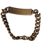 Historic Wwii Us Army Id Bracelet Sterling Silver 