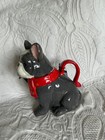 Vintage  Novelty French Bulldog Teapot  2005  New With Tags   Unused