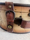 Vintage Style Decorative Wood Box Map Printed Treasure Trunk Storage Chest Case