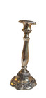 Godinger Vintage Silver Plated Candlestick  10 25 t Ornate Candle Holder