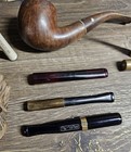 Lot Of 7 Vintage One Hitter - Pipes- Smoke Tobacco Smoking