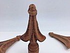Antique Cast Iron Fence Gate Finial Topper - Spear Arrow 1 2  Hole -  15 00 Each