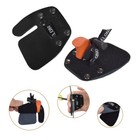 1  Leather Archery Finger Guard Protection Tab Bow Shooting Protect Pad Glove