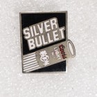 Coors Light Silver Bullet Pinback Button Promo Metal Vintage