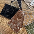 85 Genuine Leather Samples Swatch Upholstery Mix Lot 4   X 5    Crafting