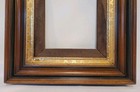 Vintage Wood Frame Beautiful With Gold Accent Design  No Glass  Some Blemishes