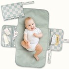 Portable Waterproof Diaper Changing Pad   Compact Travel Baby Mat   Wipeable   O