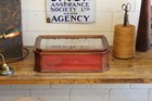 Vtg Top Loading Wood Country Store Display Case Showcase Countertop