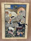 Antique Persian Print  Copy Of The Painting Mir    ali Al- Husaini Bustan Of Sa   di