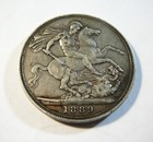 Great Britain 1889 Silver One Crown