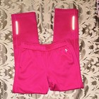 2  Danskin Now Girls Pink And Grey  Pants L  10-12  Polyester Elastic 