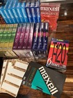 Lot Of 37 Vhs Tapes  Sony  Maxell  Fujifilm T-120  T-160  Factory Sealed Blank
