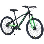 24 Inch Kids Mountain Bike For Boys Girls 9-12 Years   disc Brakes   suspension Fork