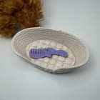 Vintage 1998 Barbie Pets Brown Cocker Spaniel Dog Mattel With White Bed