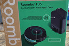 Irobot Roomba 105 Combo Vacuum   Mop   Autoempty Dock  Lidar  Self-empty - New