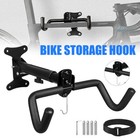 Bicycle Storage Wall Mount Rack Hanger Cycling Steel Garage Space Saving Holder