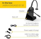 Jabra Engage 65 Se 9653-553-125 Wireless Headset Noise-cancelling Built-in Mic