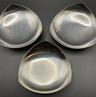 Vintage Mcm Lundtofte Denmark Danish Modern Stainless Set Of 3 Small Tidbit