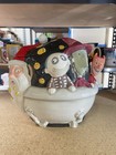 Disney Nightmare Before Christmas Cookie Jar - Sandy Claws  Lock  Shock  Barrel