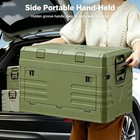 42 Liters Camping Outdoor Folding Storage Box With 2 Compartment Boxes