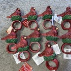 Lot Of 10 Cardinal Napkin Ring Holders