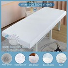 Premium Reusable Massage Table Sheets Bed Cover Fitted Protector For Esthetic   