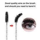 Chefbee 100pcs Disposable Eyelash Brush  Mascara Wands Makeup Brushes Applica   