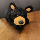 Big Sky Carvers Bearfoots Black Bears Vintage Large Laying Down Plush 24 