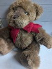First   Main Ted Jr  Plush Teddy Bear Stuffed Animal Small 12in Red Ribbon 1544