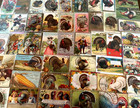 Huge Lot Of 50 Antique thanksgiving Postcards turkeys pilgrims children vintage