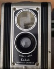 Vintage Kodak Duaflex Bix Camera W kodet Lens 1947 Made In The Us  Shutter Works