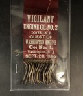 Antique 1899 Dover Washington  Nj Fire Department Parade Commemorative Ribbon