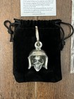 Supreme Ss25 Skull Bell Embossed Logo Silver Keychain Keyring Os New In Hand